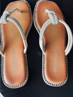 Madden girl , Chrystal sandals